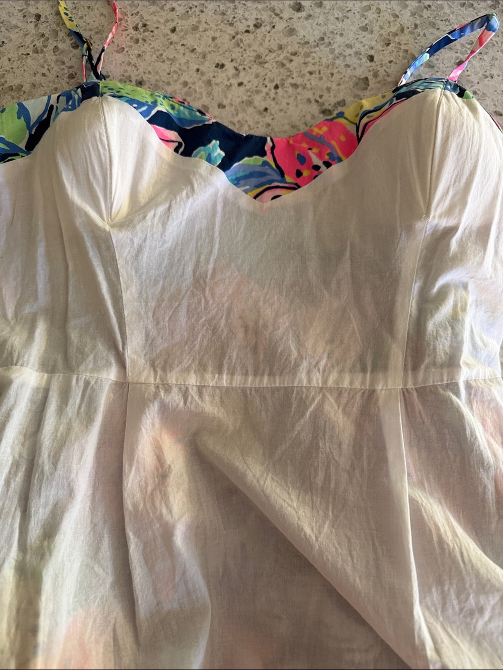 Lilly Pulitzer Easton Dress Nauti Blue Capri Soleil Size 4 - Picture 9 of 9